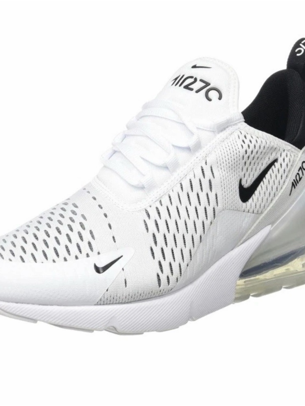 Nike Air Max 270 White Black - Women's Size 8 - AH6789-100 BRAND NEW in box - Picture 9 of 12